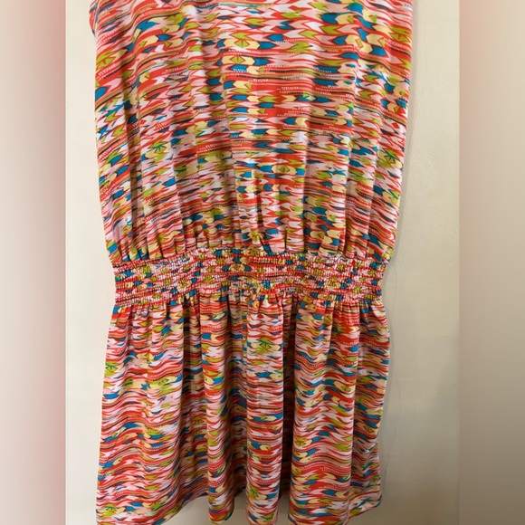 Mossimo Supply Co Women’s Dress Coral Print XL NWT - Picture 6 of 8